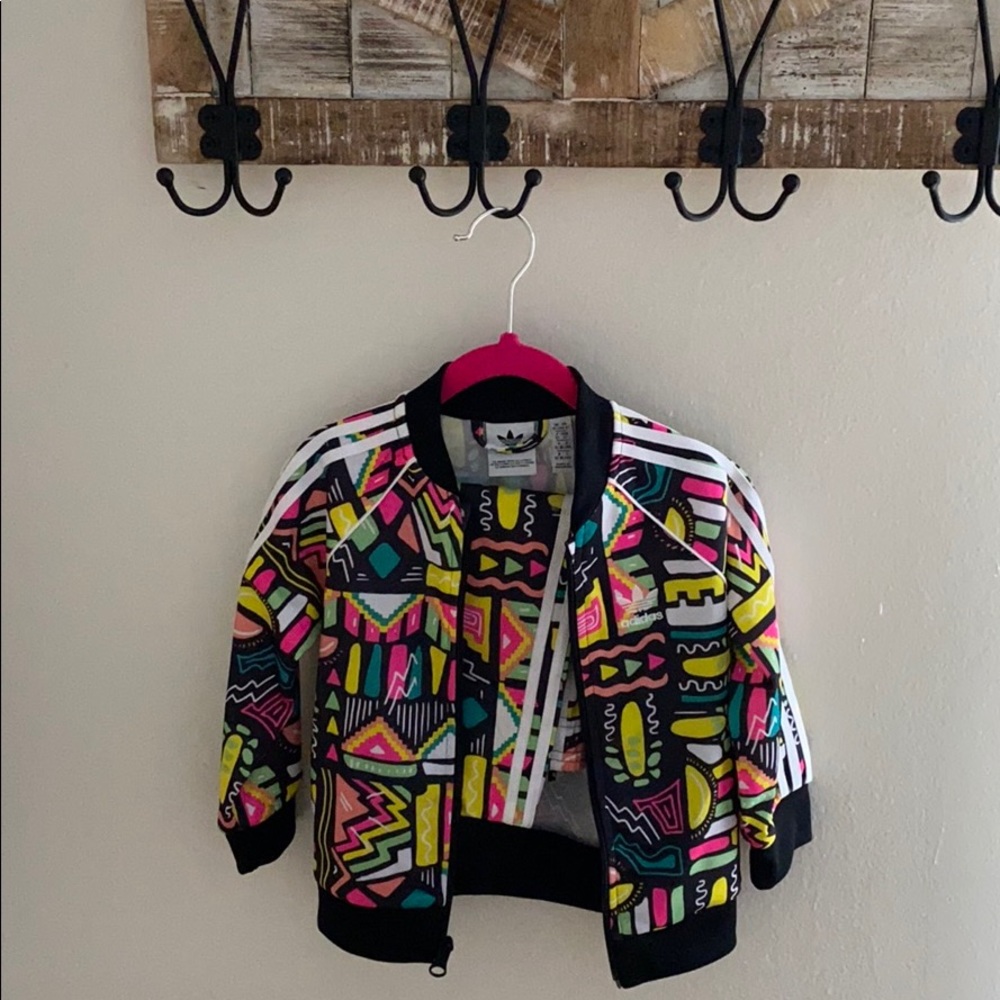 Adidas toddler girl sweat suit